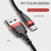 USLION 3A USB-A to Micro USB Cable QC3.0 Fast Charging Data Transmission Copper Core Line 1M/2M Long for Samsung for Xiaomi for Oppo Android Phone