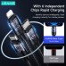 Usams US-SJ511 U71 6A 100W USB-A/USB-C to iP/Micro/Type-C Cable Fast Charging Data Transmission Copper Core Line 1.2M Long for iPhone 12 13 14 14Pro for Samsung Galaxy S23 for Xiaomi 13pro for Oppo Reno9