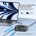 WLX-818DP 140W 8-Port USB PD Charger 4USB-A+4USB-C PD QC3.0 Fast Charging Desktop Charging Station with Wireless Charger Pad EU Plug US Plug for iPhone 12 13 14 14Pro for Huawei Mate50 for Samsung Galaxy S23 for Xiaomi13pro