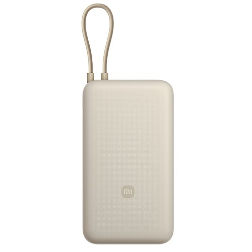 Xiaomi 33W 74Wh 20000mAh Built-in Type-C Cable Power Bank External Battery Power Supply with 2 Inputs & 3 Outputs Fast Charging for iPhone 15 14 13 for Huawei Pura 70 Ultra for Xiaomi Civi 4 pro
