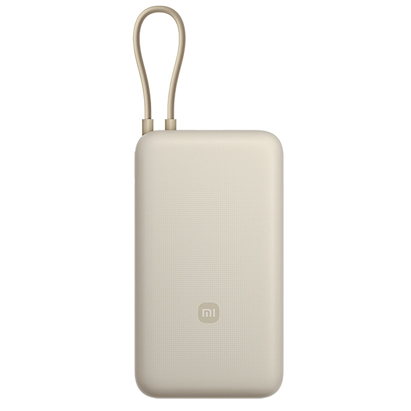 Xiaomi 33W 74Wh 20000mAh Built-in Type-C Cable Power Bank External Battery Power Supply with 2 Inputs & 3 Outputs Fast Charging for iPhone 15 14 13 for Huawei Pura 70 Ultra for Xiaomi Civi 4 pro