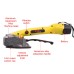 110V-240V 2500mAh Electric Tile Tiling Machine 10 Gears Wall Tile Tiling Machine w/ 2 Battery