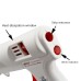 120W EU Plug Hot Glue Gun Hot Melt Glue Gun Kit Adjustable Temperature Professional Heavy Duty Hot Glue Gun for Home Quick Repairs DIY Small Projects Arts and Crafts