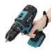 Drillpro 10mm Chuck Impact Drill 350N.m Cordless Electric Drill For Mak18V Battery 4000RPM LED Light Power Drills