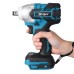 Drillpro 18V 0-3200RPM Cordless Impact Wrench Driver Brushless Motor With LED Light Electric Wrench Adapted for Makita DTW285Z