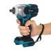 Drillpro 18V Cordless Brushless Impact Wrench Electric Screwdriver Stepless Speed Change