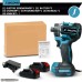Drillpro 20+1 Gear Brushless Electric Screwdriver 1000W 4000rpm Ergonomic Design Compatible with mak 20V Battery for Extended Use Perfect for Heavy Duty Tasks