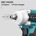 Drillpro 2 in 1 520N.m Brushless Cordless 1/2inch Electric Impact Wrench Replacement for Mak 18V Battery