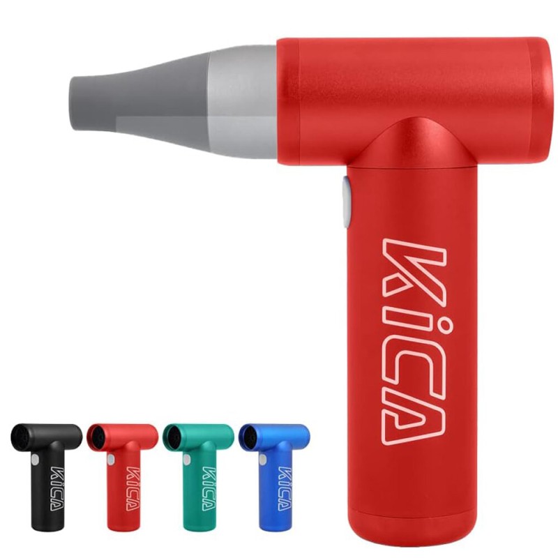 KICA Jetfan 1.0 Electric Air Duster 220g Lightweight Portable Cleaning Tool with 86000 RPM High Speed Rechargeable Battery for Computer Housework Outdoors Camping Hair Drying Dust Removal Environment-friendly