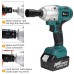 MUSTOOL 1600N.M 6200RPM Brushless Electric Impact Wrench 1/2inch Socket Wrench Forward Lock Switch with/without Battery