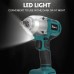 MUSTOOL 1600N.M 6200RPM Brushless Electric Impact Wrench 1/2inch Socket Wrench Forward Lock Switch with/without Battery
