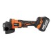 MUSTOOL 388VF 125mm 1600W 3 Gears Charging Indicator Light Brushless Angle Grinder