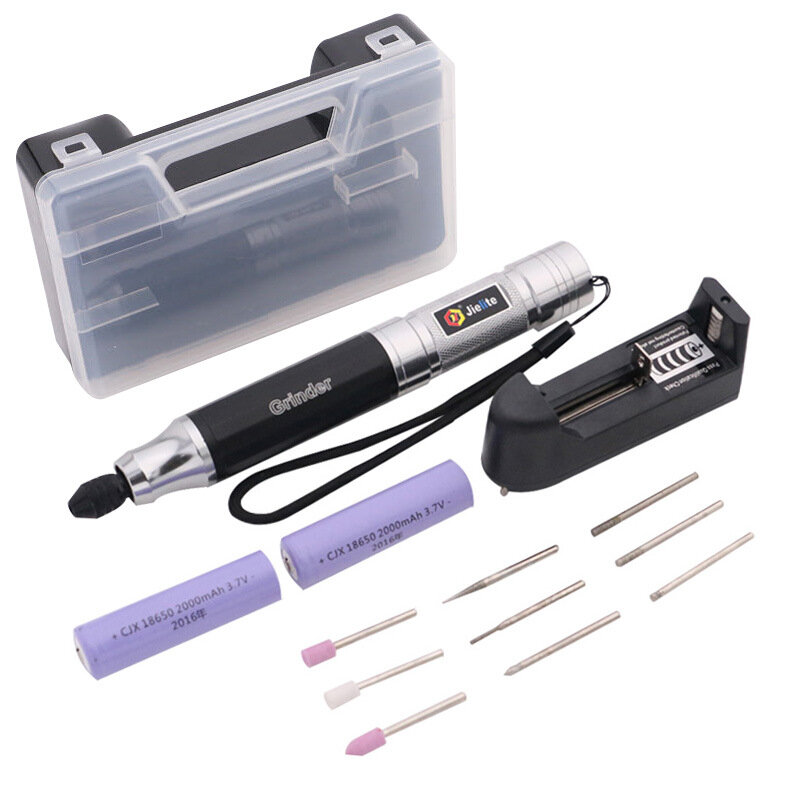 Mini Electric Grinder Tool Set USB Charging Grinding Machine for Carving Wood Punching Metal Grinding Polishing