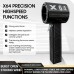 Powerful X64 Industrial-Grade Handheld Turbo Fan High Voltage 16.8V High Capacity 8000mah Battery Maximum Wind Force 1400g for Car Washing Cleaning Drying Tasks Versatile and Portable Fan Design