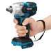 Raitool 18V Cordless Brushless Impact Wrench Screwdriver Stepless Speed Change Switch For 18V Makita Battery