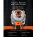Topshak TS-PW1 380N.M Brushless Electric Impact Wrench LED Working Light Rechargeable Woodworking Maintenance Tool W/ Battery Also For Mak
