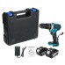 VIOLEWORKS 288VF 3 In 1 Cordless Electric Impact Drill Driver Brushless Driver Drill Hammer with EU Plug LED Working Light