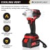 VIOLEWORKS 580N.M 2 in 1 Electric Cordless Brushless Impact Wrench Driver Socket Screwdriver