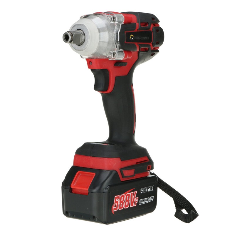 VIOLEWORKS 580N.M 2 in 1 Electric Cordless Brushless Impact Wrench Driver Socket Screwdriver