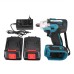 VIOLEWORKS 88VF 1/2" 520NM Electric Wrench Cordless Brushless Impact Wrench W/ 1/2pcs Battery