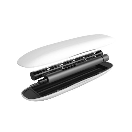 WOWSTICK TRY Electric Screwdriver Deep Space Ash Compact Design with 20 Batch Heads 180 Days Standby Long Battery Life High Torque