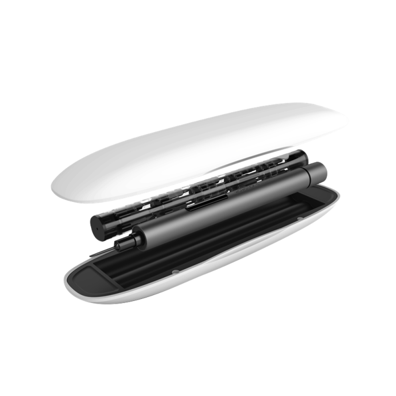 WOWSTICK TRY Electric Screwdriver Deep Space Ash Compact Design with 20 Batch Heads 180 Days Standby Long Battery Life High Torque