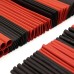 127 Pcs Heat Shrink Tubing Set 2:1 Thermoresistant Tube Red Black Shrink Wrapping Wire Protection Heat-shrinkable Sheath