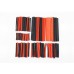 127 Pcs Heat Shrink Tubing Set 2:1 Thermoresistant Tube Red Black Shrink Wrapping Wire Protection Heat-shrinkable Sheath