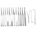 19Pcs Unlocking Locksmith Practice Lock Pick Key Extractor Padlock Lockpick Tool Kits