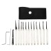 24PCS Stainless Steel Picks and Padlocks Set Complete with Picking Blade Wrench and Other Accessories Suitable for Everyday Use and Professional Locksmiths