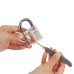 42PCS Rubber Padlock Type Lockpicking Tool Set Suitable for Opening One-Word Locks, Car Locks, Padlocks, Etc.