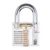 DANIU 24Pcs Lock Picks Training Tool Transparent Practice Padlock Set Locksmith Tool