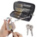 DANIU 24pcs Single Hook Lock Pick Set with 1Pc Transparent Lock Locksmith Practice Training Skill Set