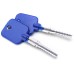 DANIU 5pcs Lock Repairing Tools Locksmith Try-Out Keys Set for Cross Lock