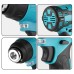 Drillpro 2000W Electric Heat Gun with 18V Power and High-Quality Ceramic Heating Core Features 3PCS Quick Dismantling Nozzles and LED lighting Suitable for Welding Soldering and Drying