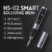 FNIRSI HS-02 Smart Soldering Iron High-Power 100W with Quick Charging PD/QC Protocol Wide Temperature Range 180-842°F Featuring Adaptive Power Efficiency 0.96 IPS HD Color Screen