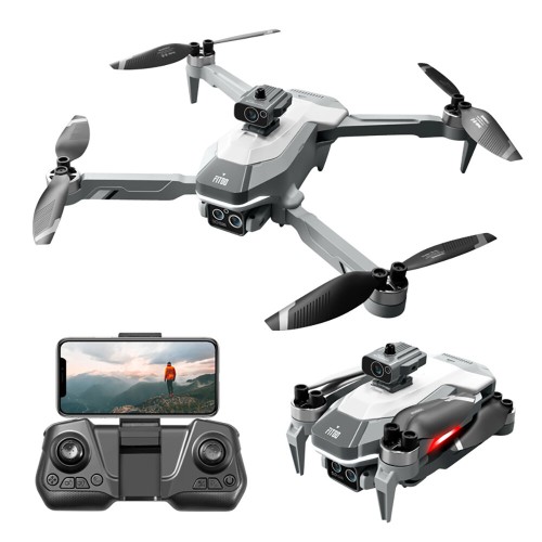 4DRC M2S GPS 5G WiFi FPV with Electric Adjustment HD Dual Camera 360° Infrared Obstacle Avoidance Optical Flow Positioning Strobe Light Brushless Foldable RC Drone Quadcopter RTF