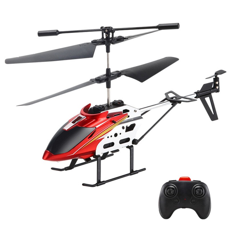 CX018 2.4G 3CH LED Remote Control Helicopter USB Charging RC Airplane Toy