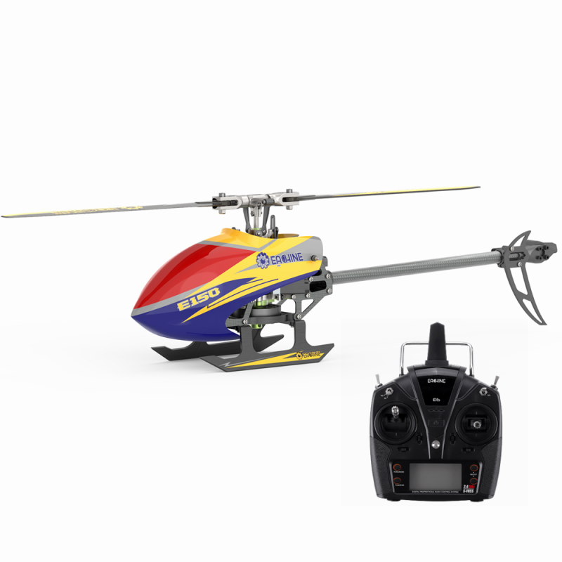 Eachine E150 2.4G 6CH 6-Axis Gyro 3D6G Dual Brushless Direct Drive Motor Flybarless RC Helicopter RTF