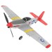 Eachine Mini Mustang P-51D V2 761-5 EPP 400mm Wingspan 2.4G 6-Axis Gyro RC Airplane Trainer Fixed Wing BNF/RTF One Key Return Compatible DSM S-BUS Protocol for Beginner