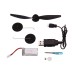 Eachine Mini Mustang P-51D V2 761-5 EPP 400mm Wingspan 2.4G 6-Axis Gyro RC Airplane Trainer Fixed Wing BNF/RTF One Key Return Compatible DSM S-BUS Protocol for Beginner