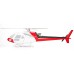 FLY WING Squirrel-AS350 6CH 3D Flying Three Rotor Blade GPS Hover Inverted Hover One Key Return Scale RC Helicopter PNP With H1 Flight Controller