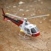 FLY WING Squirrel-AS350 6CH 3D Flying Three Rotor Blade GPS Hover Inverted Hover One Key Return Scale RC Helicopter PNP With H1 Flight Controller