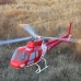 FLY WING Squirrel-AS350 6CH 3D Flying Three Rotor Blade GPS Hover Inverted Hover One Key Return Scale RC Helicopter PNP With H1 Flight Controller
