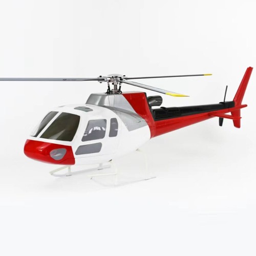 FLY WING Squirrel-AS350 6CH 3D Flying Three Rotor Blade GPS Hover Inverted Hover One Key Return Scale RC Helicopter PNP With H1 Flight Controller