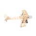 JWRC Havilland DH 82 Tiger Moth 1020mm Wingspan Balsa Wood Biplane Trainer RC Airplane KIT