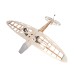 JWRC Spitfire 1020mm Wingspan Balsa Wood RC Airplane Fighter KIT