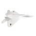 KPQRC F22 Raptor V2 720mm Wingspan EPO 64mm Ducted Fan EDF Jet RC Airplane Fighter Fixed Wing KIT