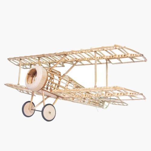 Mini Camel Fighter 380mm Wingspan Balsa Wood RC Airplane Kit