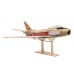 MinimumRC F-86 Sabre Golden Hawk 30mm EDF 3CH 1S 380mm Wingspan RC Airplane KIT+EDF